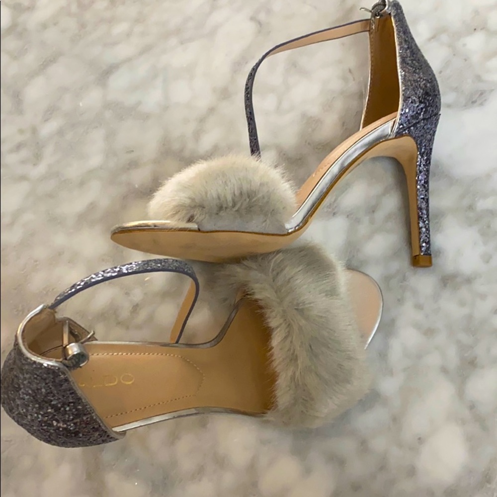 Festive heeled sandals